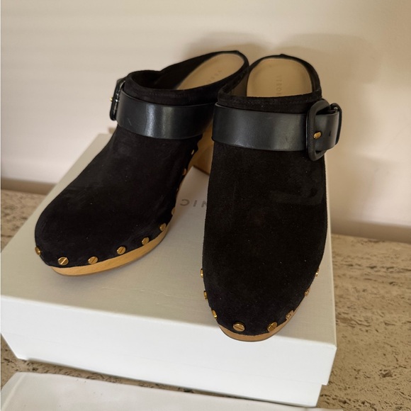 NWOB Veronica Beard Dacey Womens Suede Slip On Clogs. MSRP $400. Size 10M - Picture 14 of 17